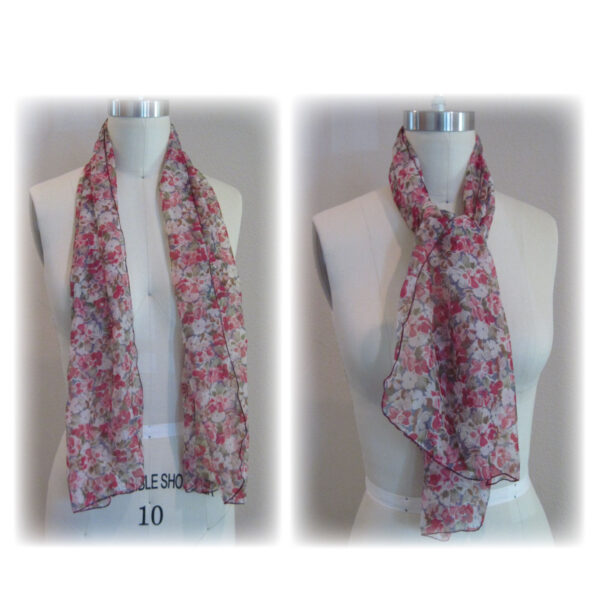 Rose Scarf Sewing Pattern