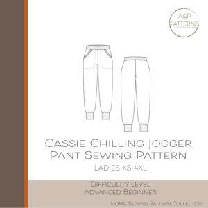 Cassie Chilling Jogger Pant Sewing Pattern