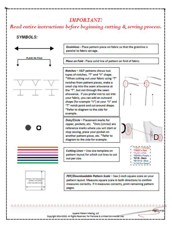 Long & Short Sleeve Peasant Top Add-on Sewing Pattern - Image 11