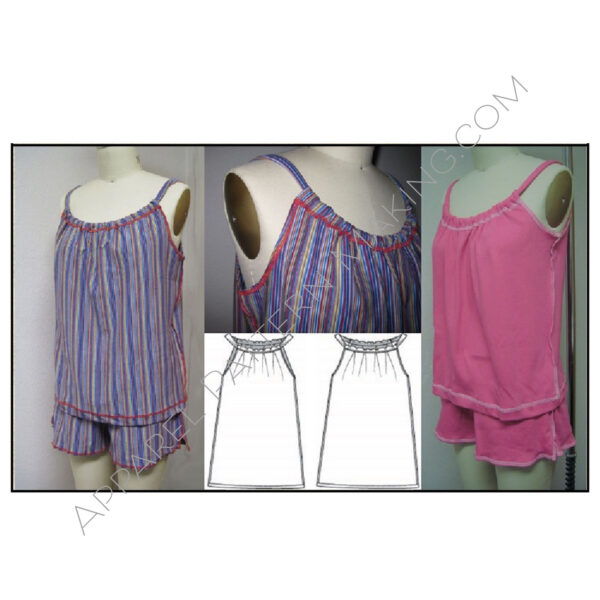 3 Patterns in 1! - Knit Top, Short, & Capri Sewing Pattern - Image 4