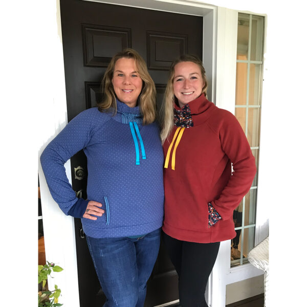 High Neck Sweatshirt Sewing Pattern - Image 9