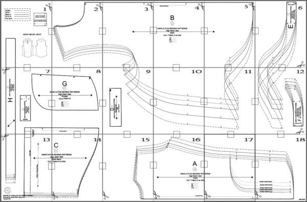 High Neck Vest Sewing Pattern