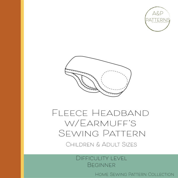 Headband Earmuff Sewing Pattern