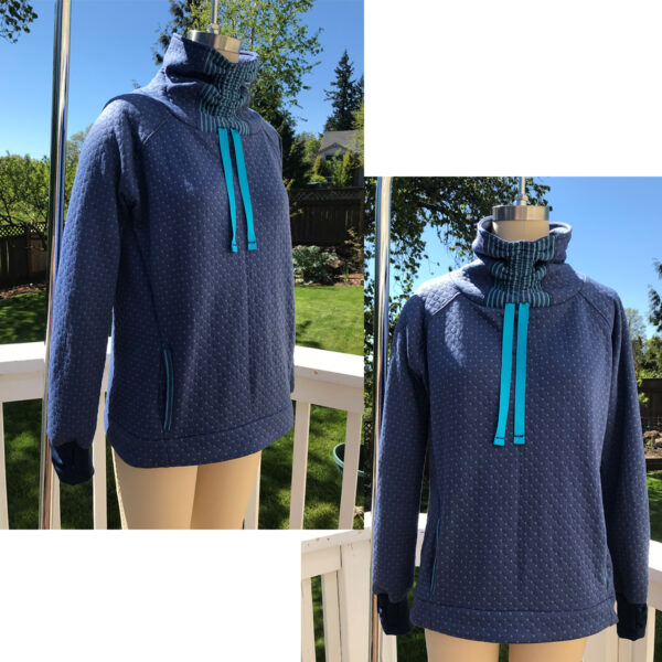 High Neck Sweatshirt Sewing Pattern - Image 4