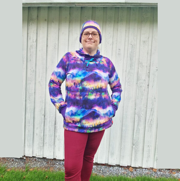 High Neck Sweatshirt Sewing Pattern - Image 13