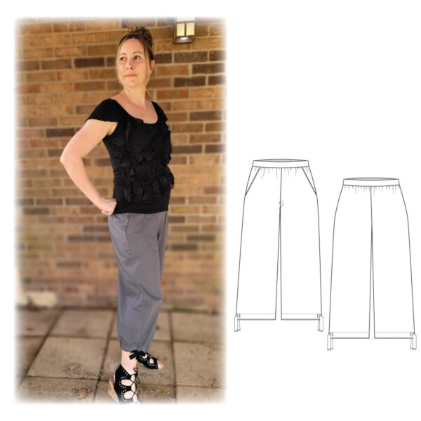 Easy Breezy Capri Sewing Pattern